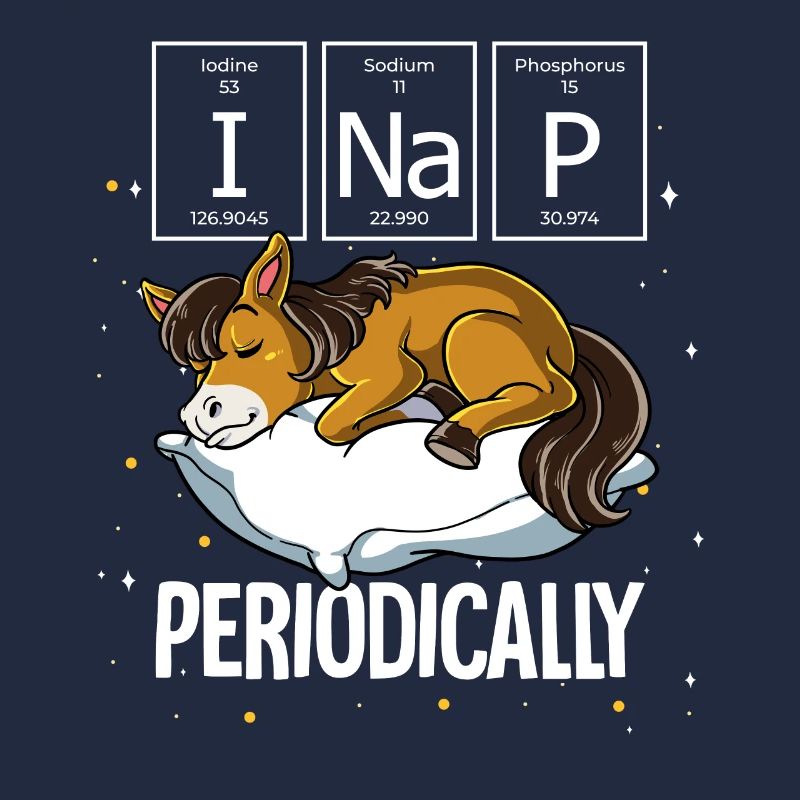 Schlafendes Pferd Ich mache regelmäßig ein Nickerchen