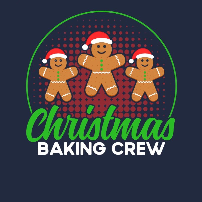 Plätzchenbacken Crew Lebkuchen backen Plätzchen ba