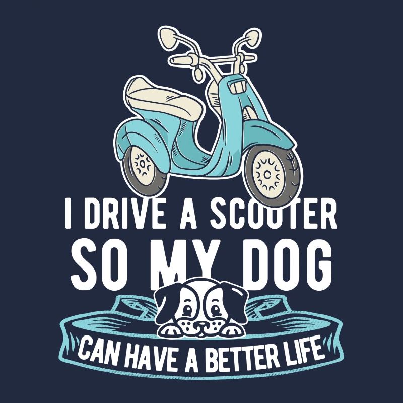 Motorroller Hund