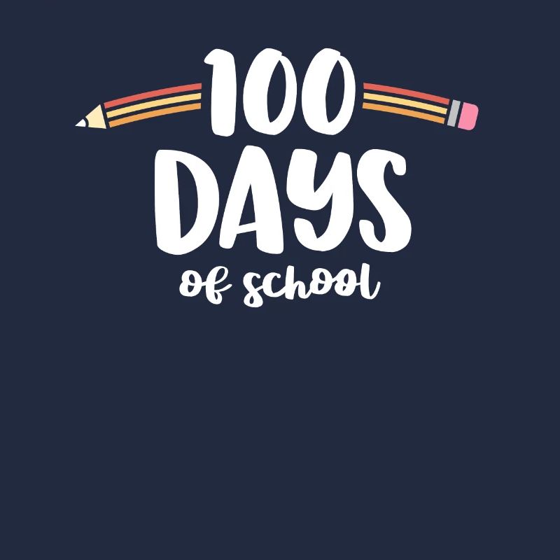 100 jours d’école Professeur d’école de crayon 100e
