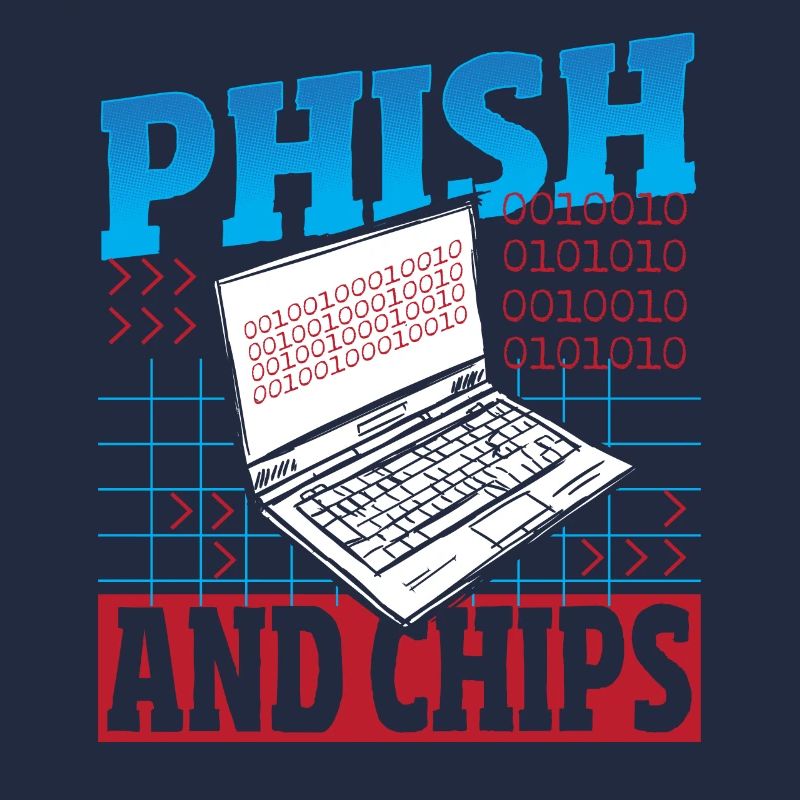Phish and Chips Hacker Hacking Internet Network