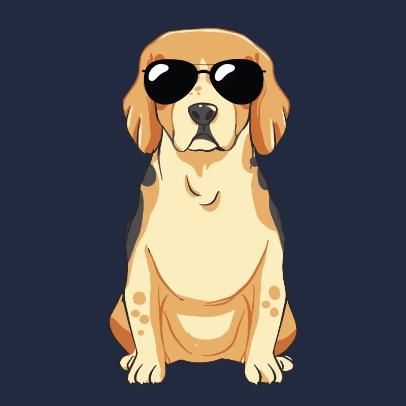 Beagle Welpe Mit Sonnebrille
