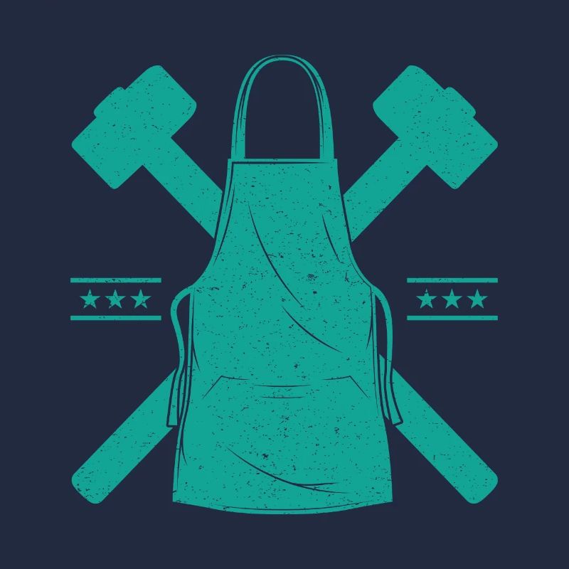 Blacksmith Apron & Hammer Smith Gift