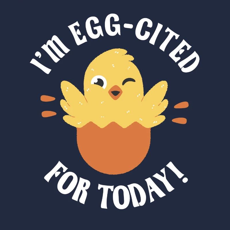 Egg-cited hatching chick