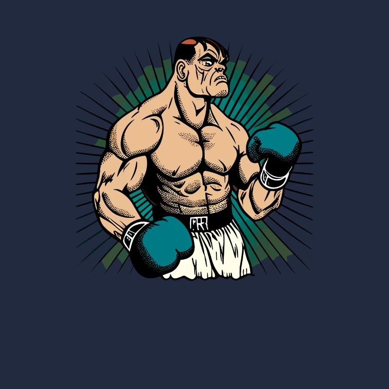 Boxer dans le style BD