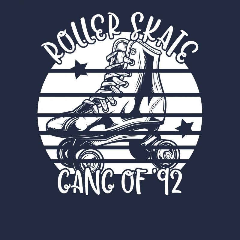 Rollschuhfahrer Rollerskates Rollschuh Gang 1992