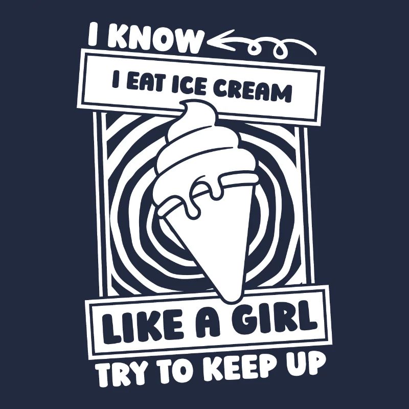 Fille de crème glacée