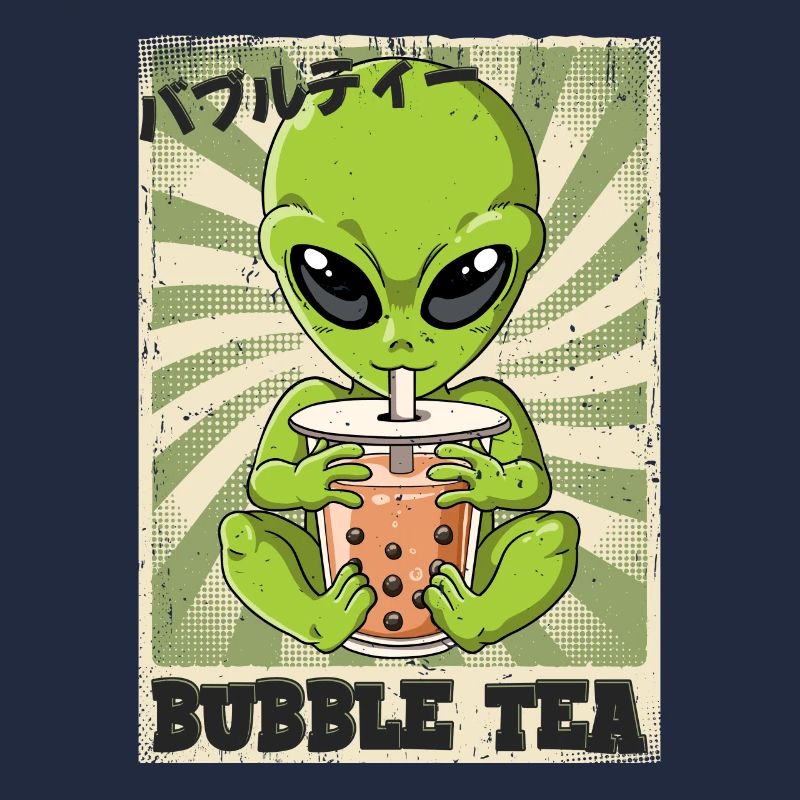 Boba Tea Alien Bubble Tea