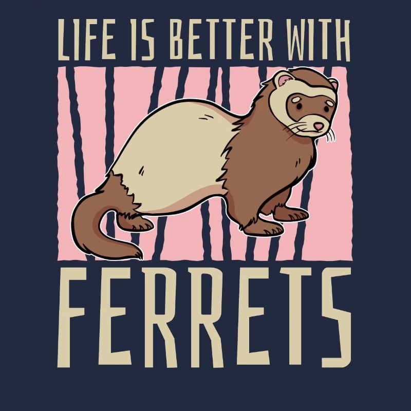 Frettchen Iltis Witzig