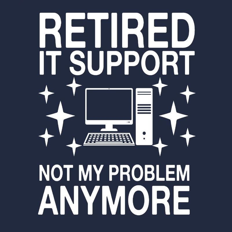 Slogan amusant du support informatique