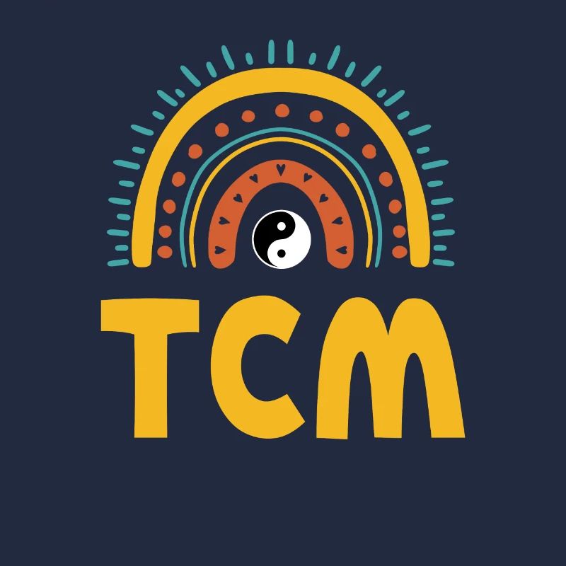 Mignon Tcm Boho Arc-en-ciel avec Yin Yang