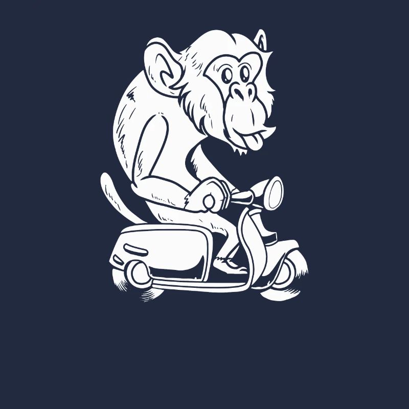 Motorroller Affe