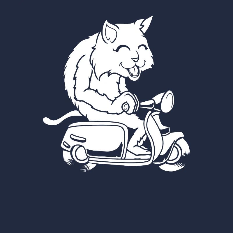 Motorroller Katze