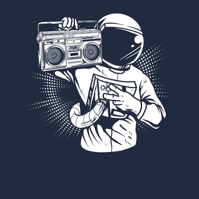 Ghetto Blaster Astronaute