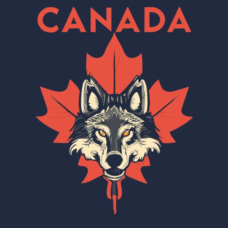 Canada Wolf Feuille d’érable