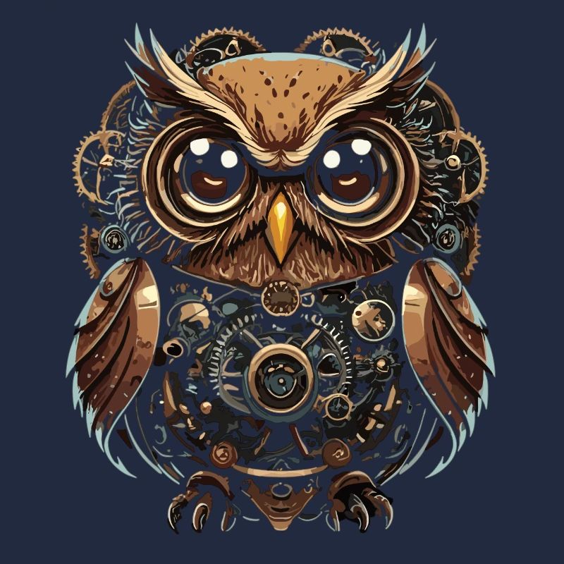Faszinierende Steampunk-Eule: Einzigartiges Design