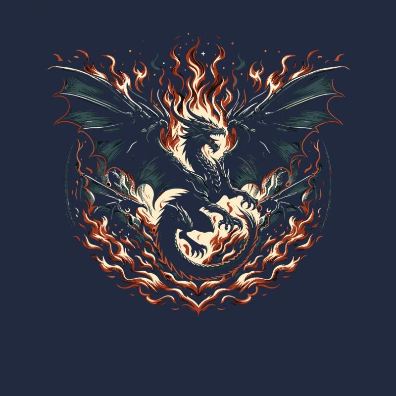 Feuerdrache des Dunklen Sturms