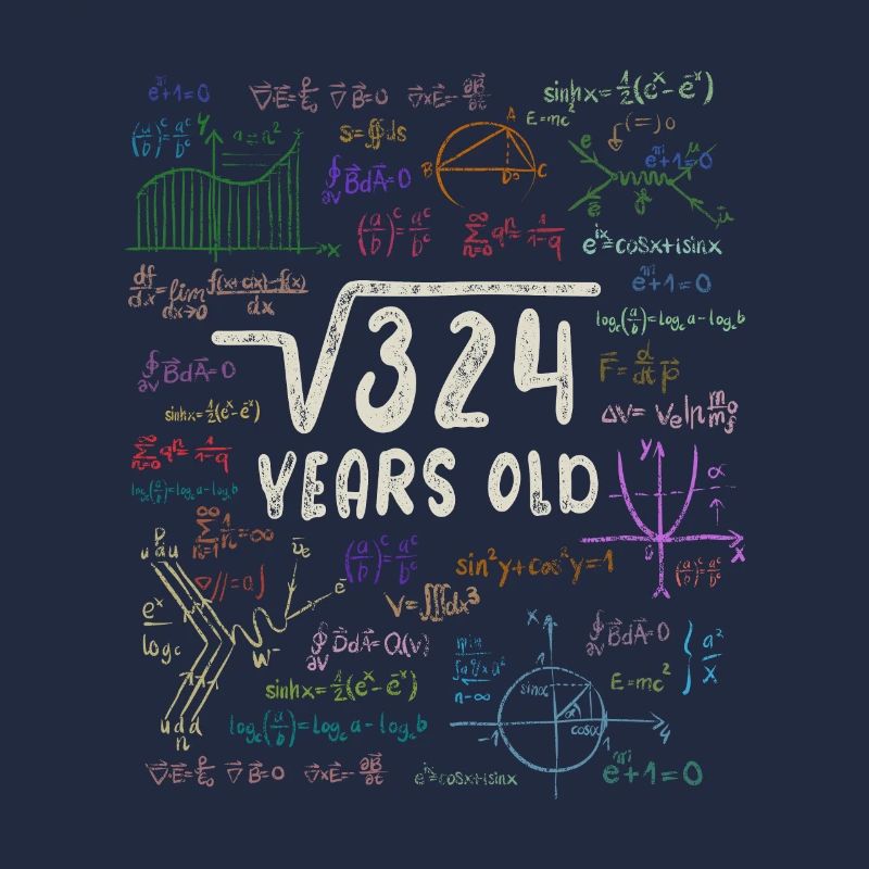 Root of 324 = 18th Birthday - Gift