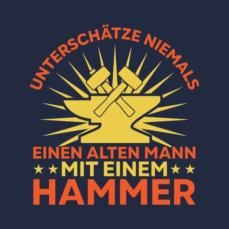 Never underestimate an old man with a hammer