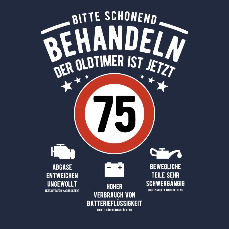 Oldtimer schonend behandeln - 75. Geburtstag