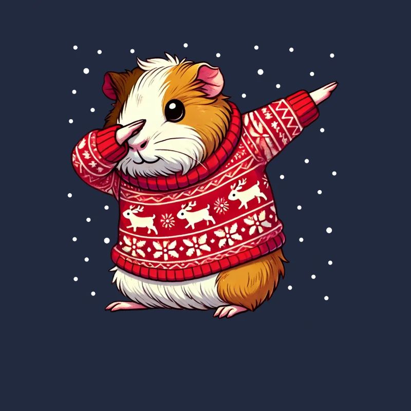 Noël Cochon d’Inde Noël laid Noël