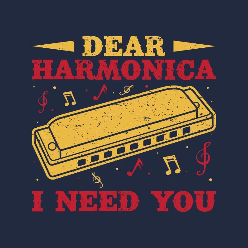 Funny Harmonica Player I Need You Harmonica