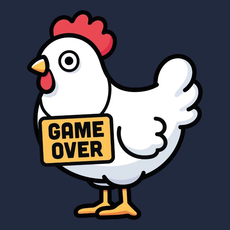Fin de la partie du poulet