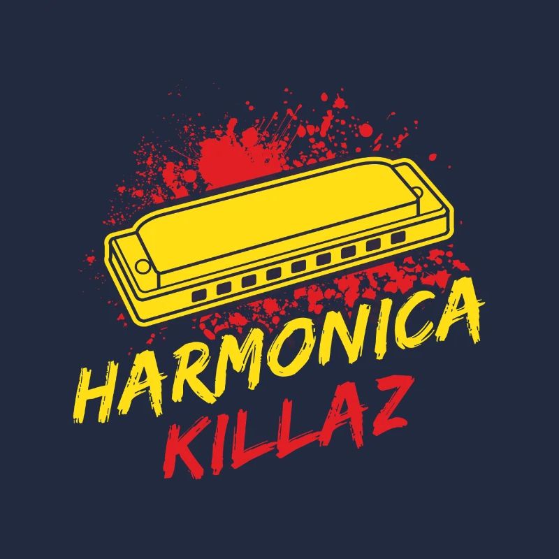 drôle d’harmonica joueur Killaz harmonica