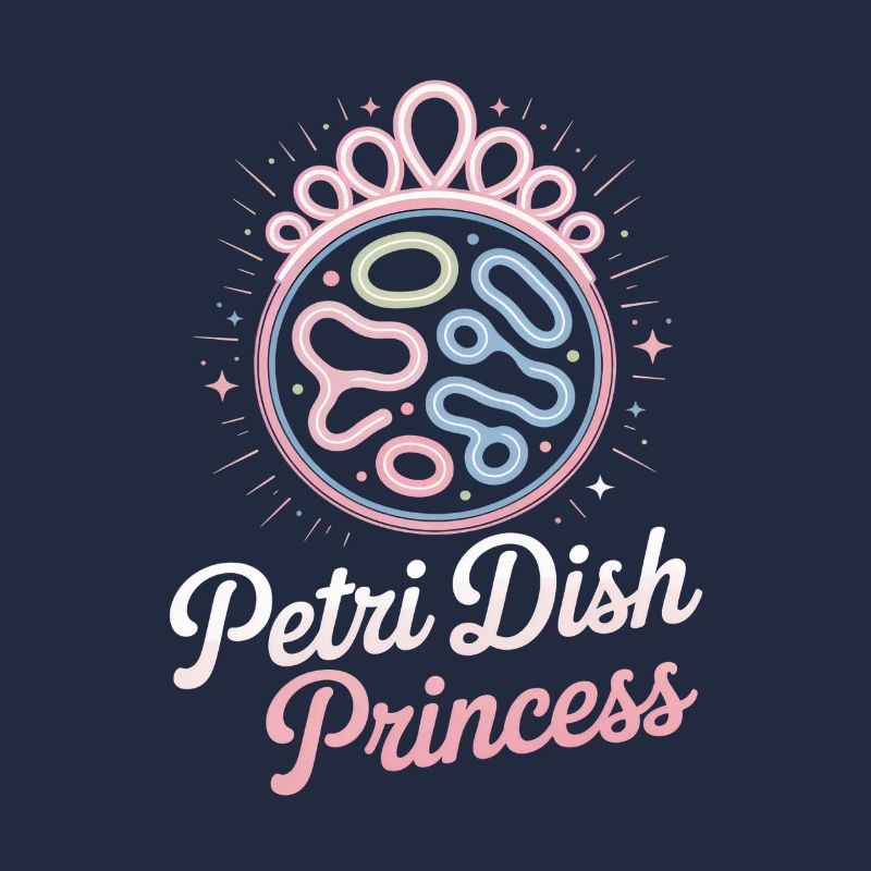 Boîte de Pétri Princesse Microbiologiste