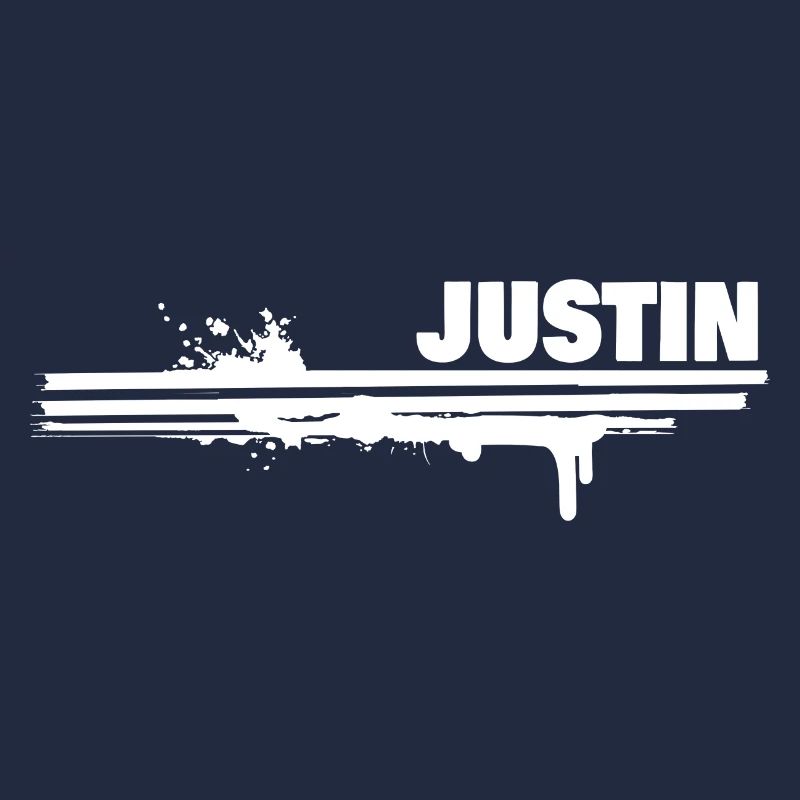 Justin comme une touche de couleur