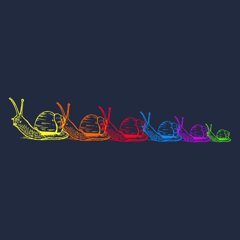 Rainbow Snails Snail Shell LGBT