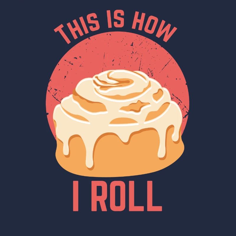 Cannelle Cinammon Roll design I Biscuits drôles