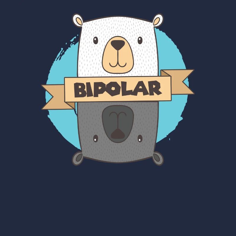 BiPolar Bear I Conception de troubles mentaux mignons