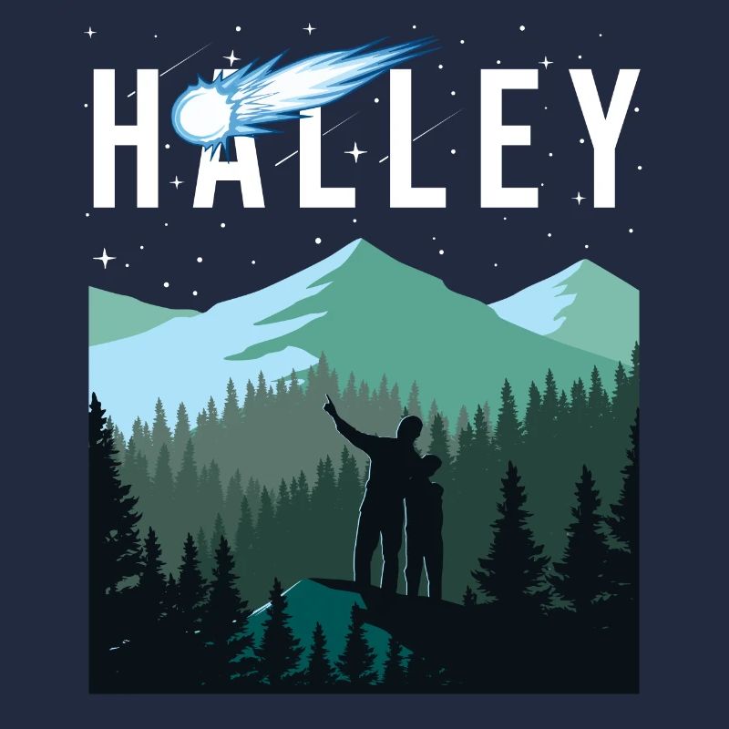 La comète de Halley Ciel nocturne Espace du système solaire