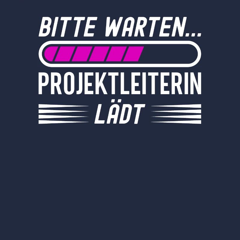 Bitte Warten Projektleiterin Lädt