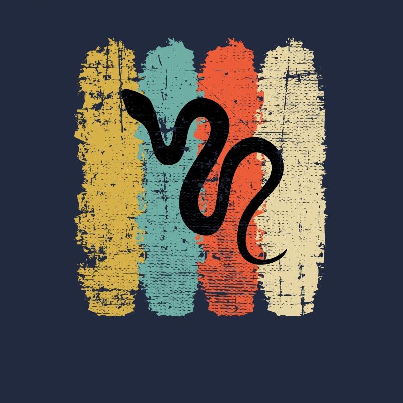 Snake Retro Reptile Python Gift idea