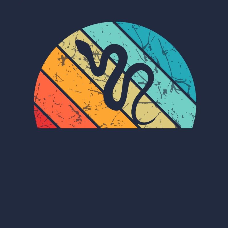 Snake Retro Reptile Python Gift idea