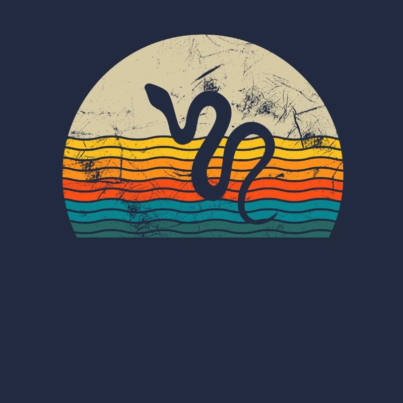 Snake Retro Reptile Python Gift idea