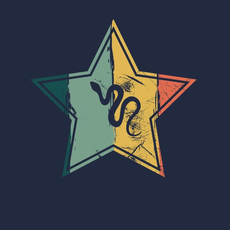 Snake Retro Reptile Python Gift idea