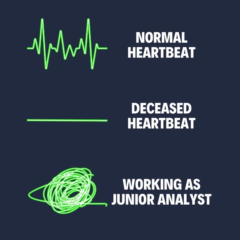 Junior Analyst Worker Funny Analyst