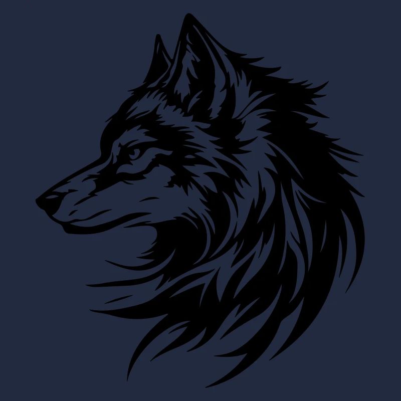 Wolf Kopf Silhouette