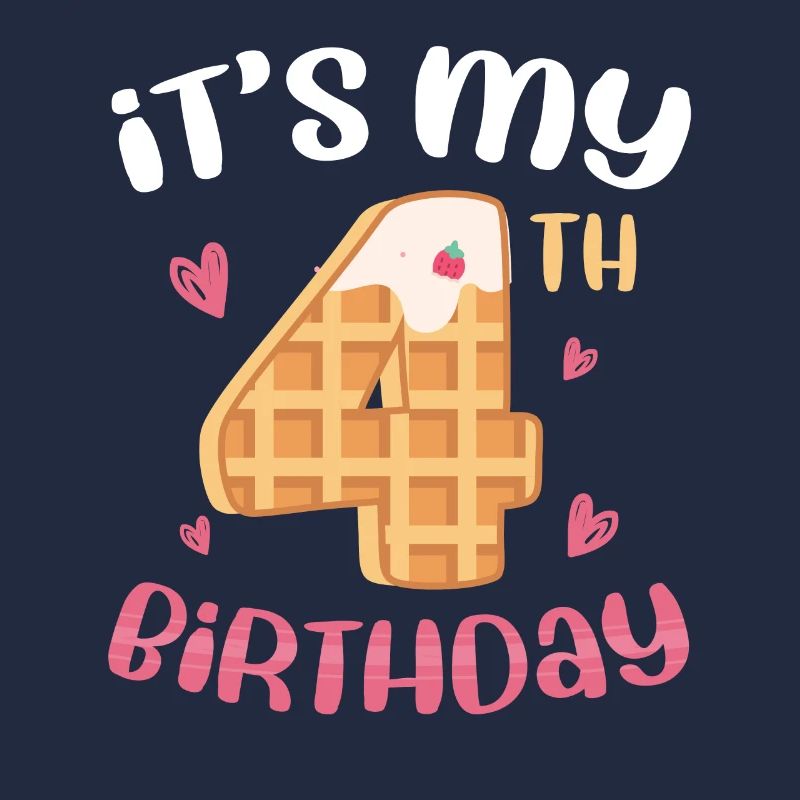 Gaufre du 4e anniversaire