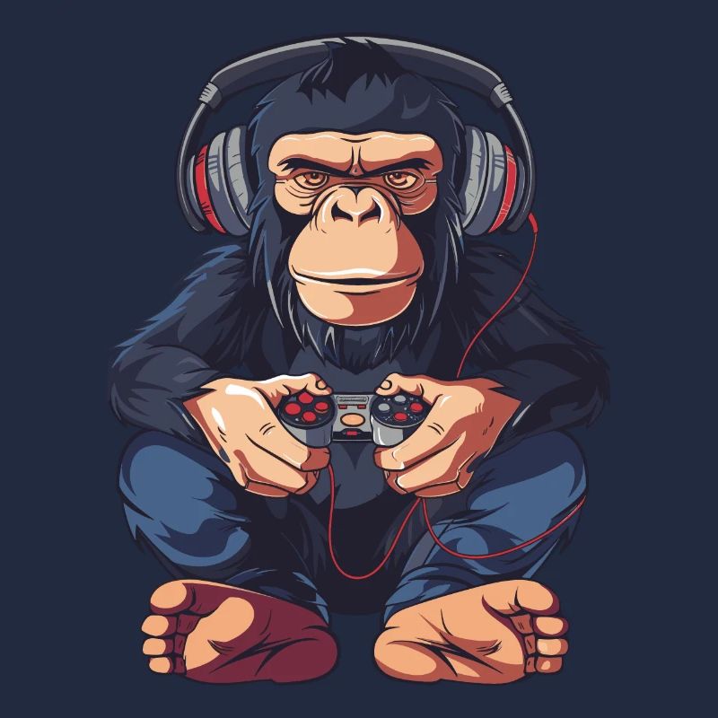 Schimpansen Videospiel