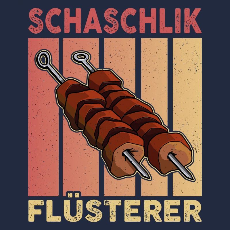 Schaschlik Flüsterer Retro Russland Fleisch
