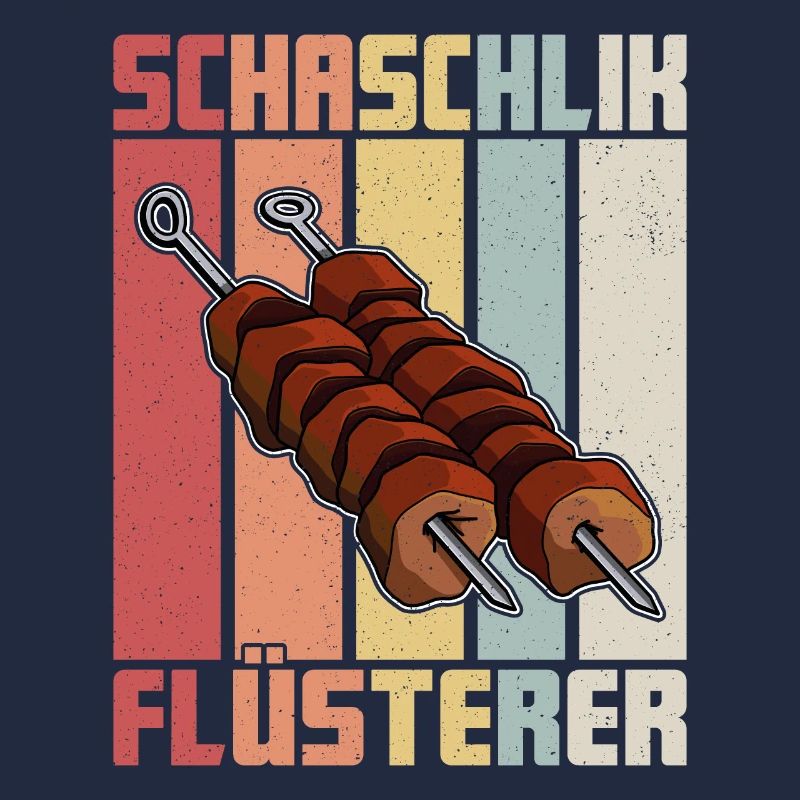 Schaschlik Flüsterer Retro Russland Fleisch