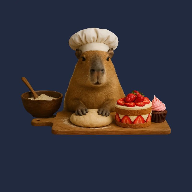 Capybara Baking