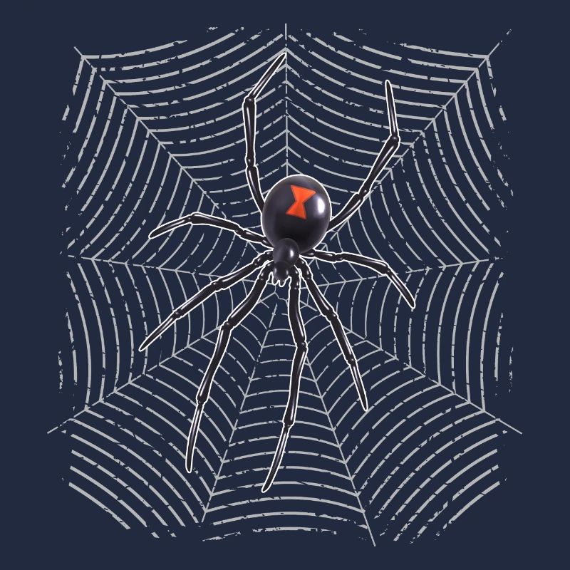 Spider on the web