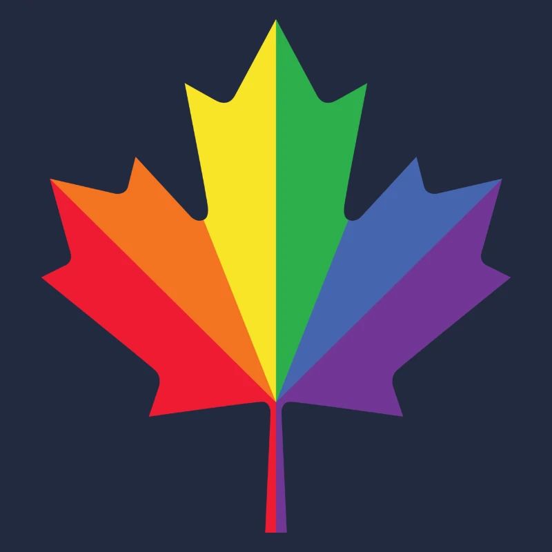 Canada maple leaf LGBT