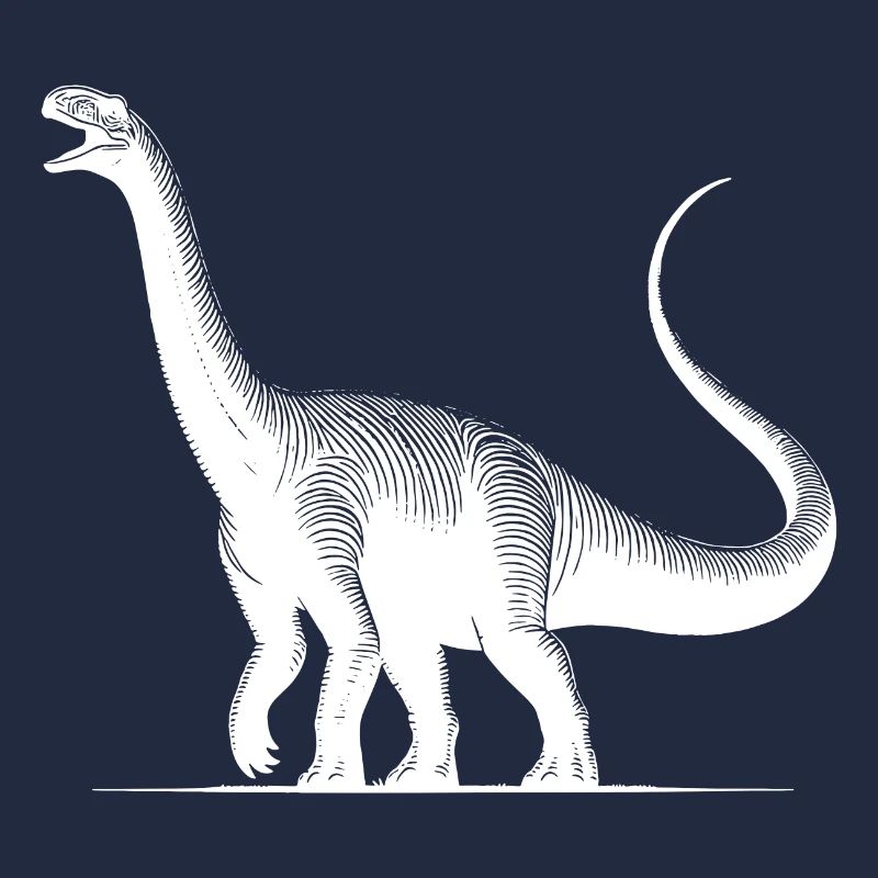 Dino géant Diplodocus dinosaure sauropode