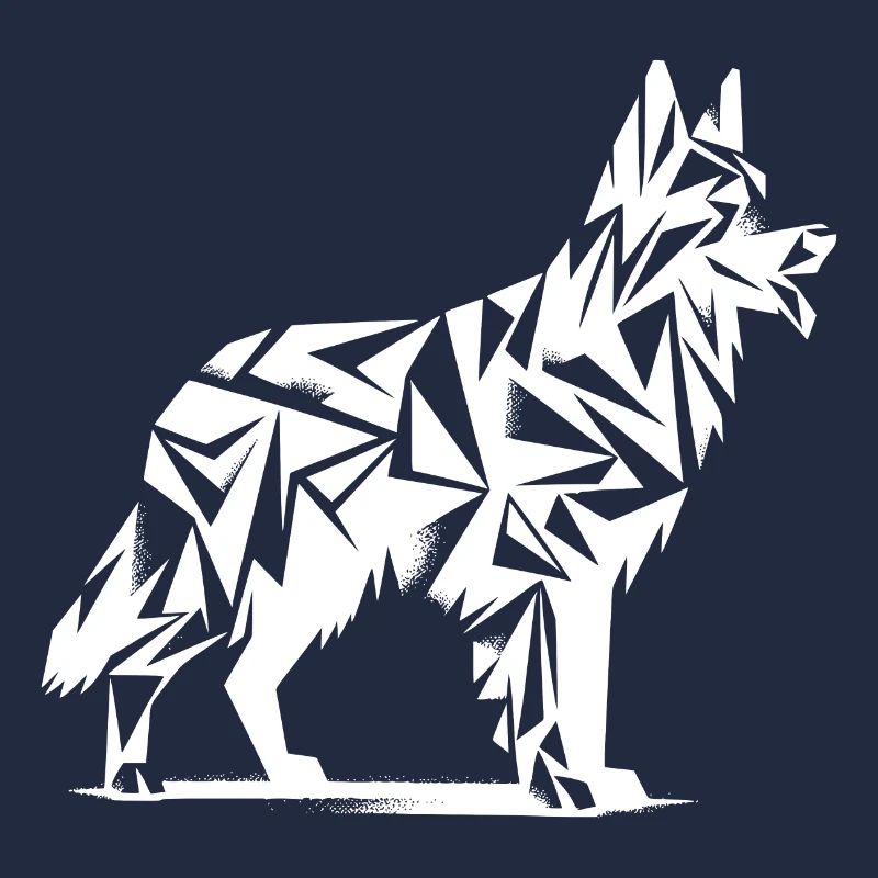 Geometrischer Schäferhund